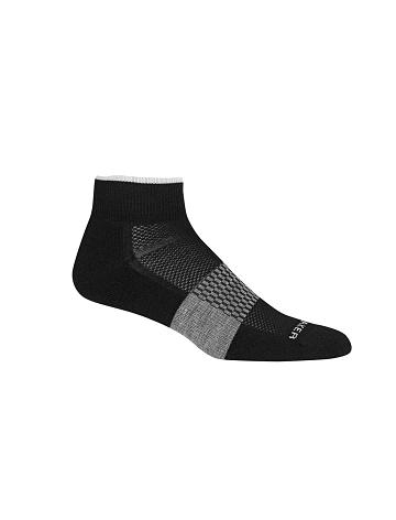 Chaussettes Icebreaker Merino Multisport Light Mini Homme Noir Blanche | FR 1031NWYB